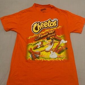 Flamin' Hot Crunchy Kids T-Shirt - Bold Orange